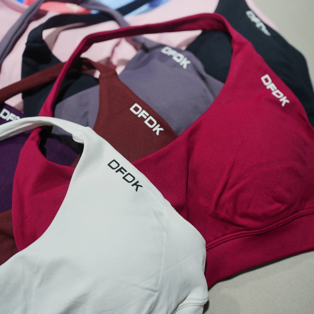 DFDK เสื้อชั้นในกีฬาไร้ตะเข็บแ - Push Up Bra Padded บทวิจารณ์และราคา