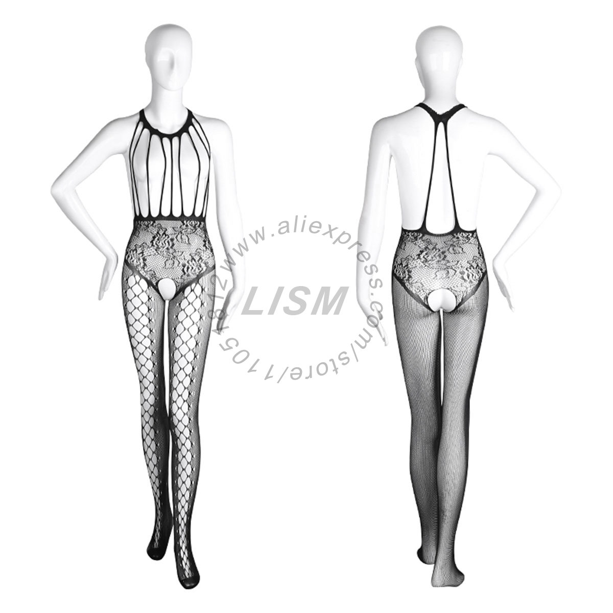 LISM ชุดบอดี้สูทเซ็กซี่แบบฮอลเ - Bodystocking Fishnet บทวิจารณ์และราคา