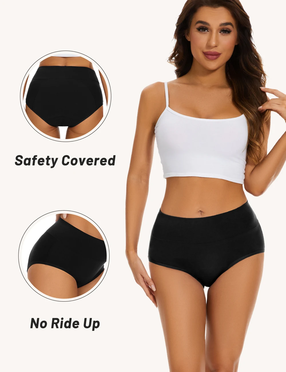 3 ชิ้น/ล็อตประจําเดือนกางเกงสํ - Period Panty Absorbent บทวิจารณ์และราคา