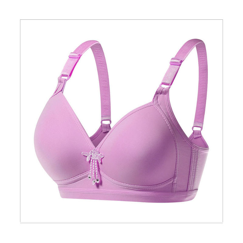 หน้าอกใหญ่ผู้หญิงเรียบ Push Up - Bralette Wireless Soft บทวิจารณ์และราคา