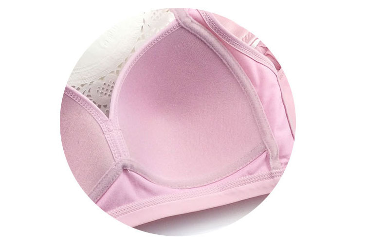หน้าอกใหญ่ผู้หญิงเรียบ Push Up - Bralette Wireless Soft บทวิจารณ์และราคา