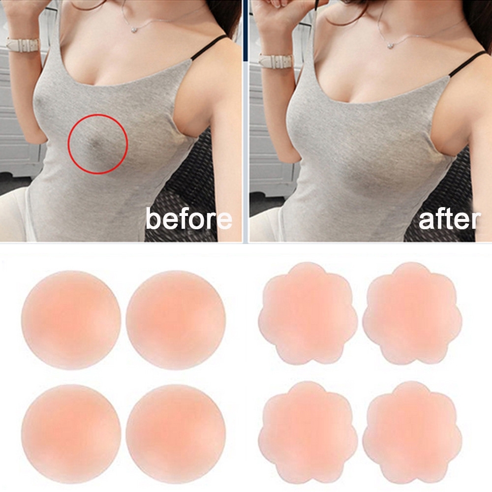 แผ่นปิดจุกนมซิลิโคนแบบแปะ 6/12 - Nipple Cover Pasties บทวิจารณ์และราคา