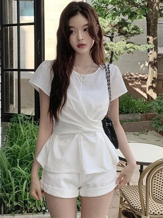 เสื้อสเวตเตอร์สไตล์เกาหลีสำหรั - Corset Waist Cinch บทวิจารณ์และราคา